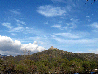 Dzhvari Monastery, spring