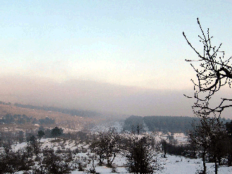 Sunset, winter, Georgia